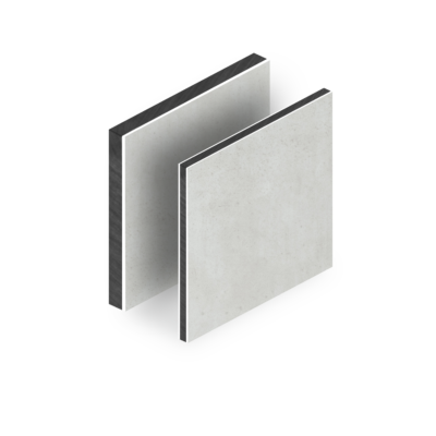 Aluminium sandwich beton 3mm